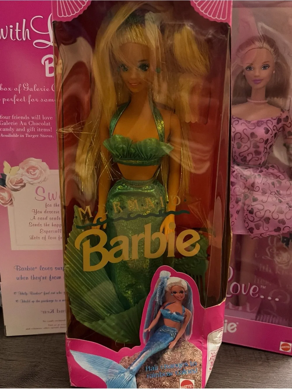 Barbie Mermaid First Edition Mattel Vintage 90's #1434 Changing Color Hair